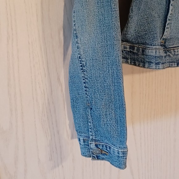 Vtg 90s FUBU The Collection Denim Jacket, Size L - Picture 9 of 10